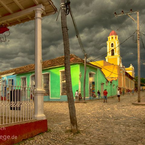 Trinidad 002 Kuba, Cuba, Trinidad, aufziehendes Gewitter