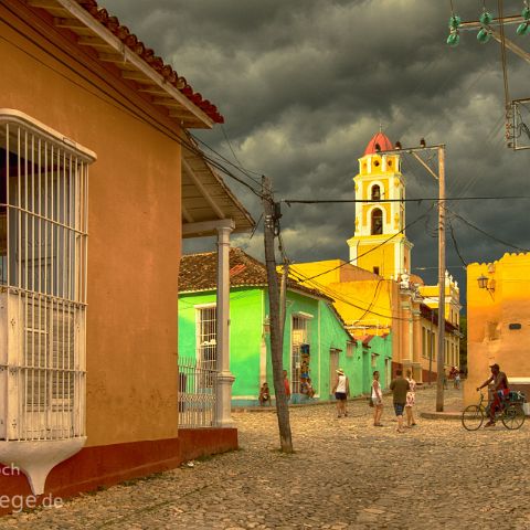 Trinidad 003 Kuba, Cuba, Trinidad, aufziehendes Gewitter