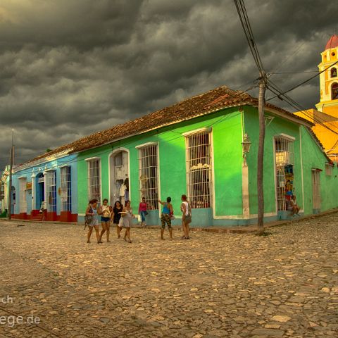 Trinidad 004 Kuba, Cuba, Trinidad, aufziehendes Gewitter