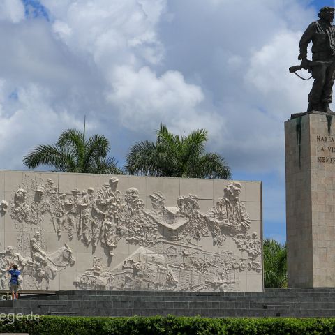 Varadero - Santa Clara 001 Kuba, Cuba, Santa Clara, Denkmal für Che Guevara