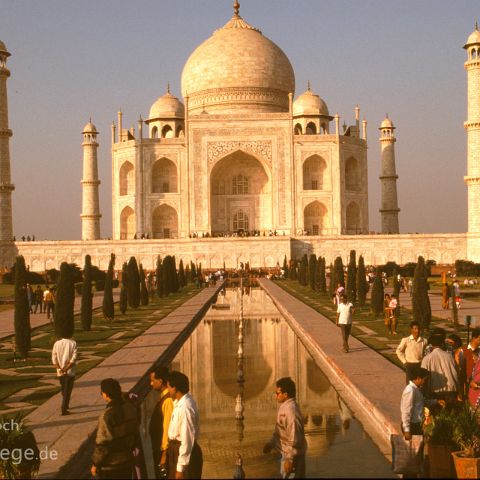 Indien 001 Taj Mahal, Agra, India, Indien