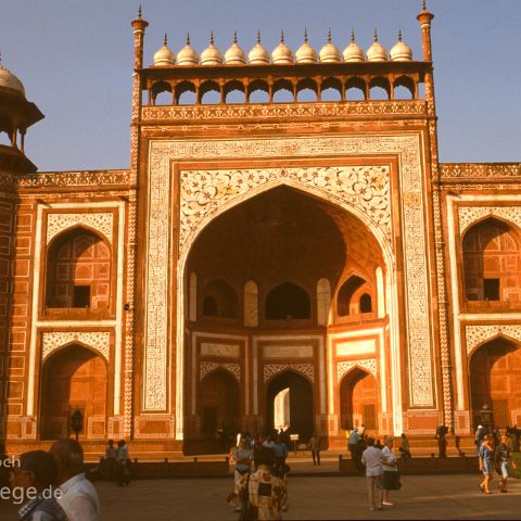 Indien 003 Taj Mahal, Agra, India, Indien
