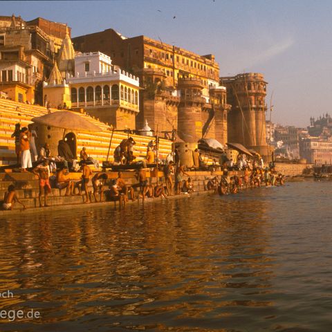 Indien 010 Varanasi - Benares, Ganges, India, Indien