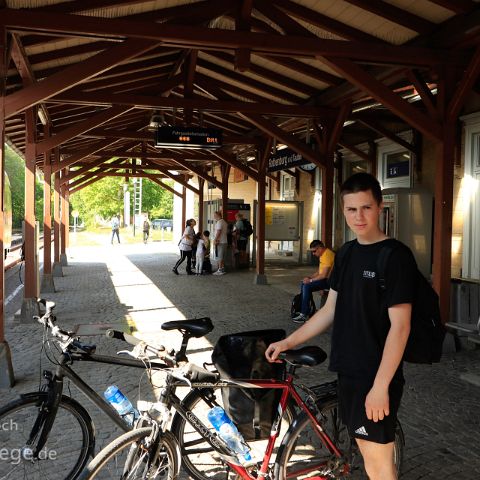 Altmuehl Oberlauf - suedliches Mittelfranken 001 Rothenburg ob der Tauber - Am Start unserer Altmühl Radtour von der Quelle nach Gunzenhausen (88km), die erste Etappe der insgesamt 250km langen Radtour