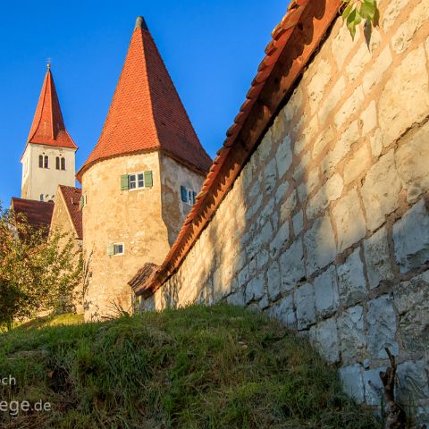 Anlautertal - Thalmaessing - Greding 003 Greding - maleriscche Altstadt mit fast vollständig erhaltener Stadtmauer