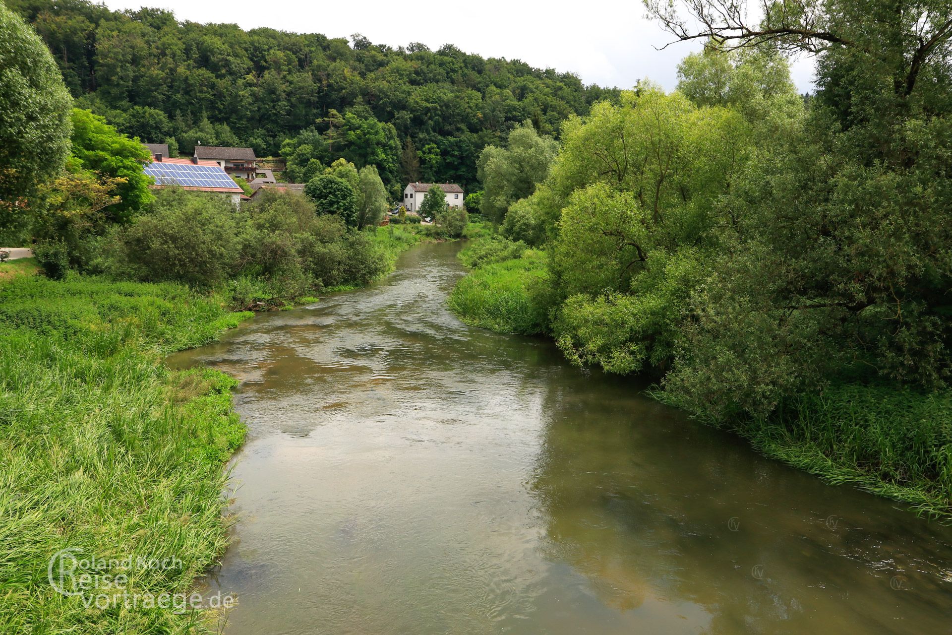 Altmühl Radweg - Altmühl bei Dietfurt/Mittelfranken
