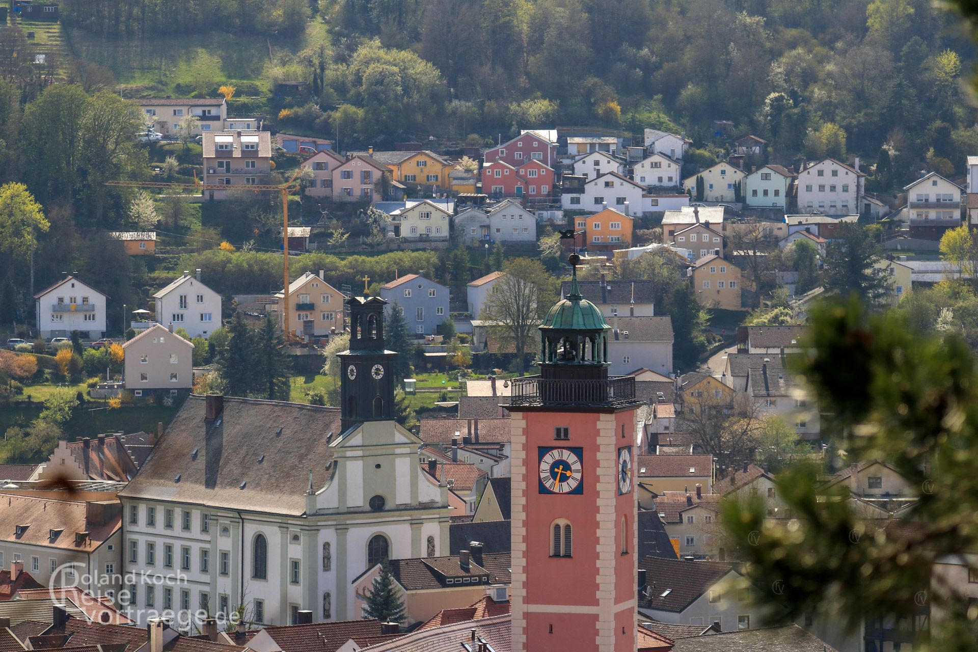 Altmühltal, Blick auf Eichstätt