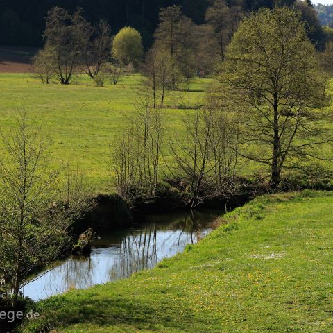 Laabertaeler 002 Breitenbrunn - Weisse Laaber oder Unterbuerger Laaber, die Laaber ist 44,7km lang und mündet bei Dietfurt in die Altmühl