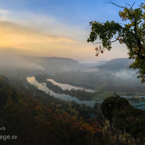 Altmuehltal Ost 010 Riedenburg - Blick auf die Altmühl bei Sonnenaufgang