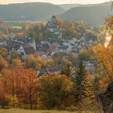 Altmuehl-16x9 005 Pappenheim - Vom Aussichtpunkt am 