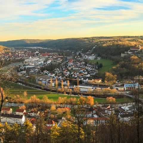 Panoramabilder - Altmuehltal 010 Der Altmühlpanoramaweg oberhalb von Eichstätt