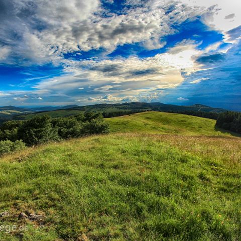 Rhoen 001 Wolkenformation in der Langen Rhön - Cloud formation in the Langen Rhön