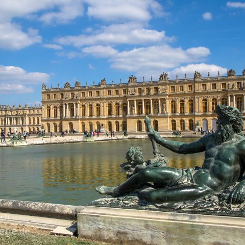 Versailles 001 Schloss Versailles, Wassergarten, Frankreich, France