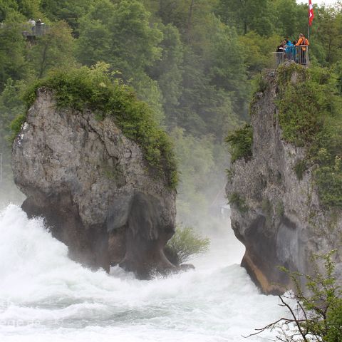 Schaffhausen 004 Der Rheinfall, Schaffhausen, Schweiz / Switzerland / Suisse