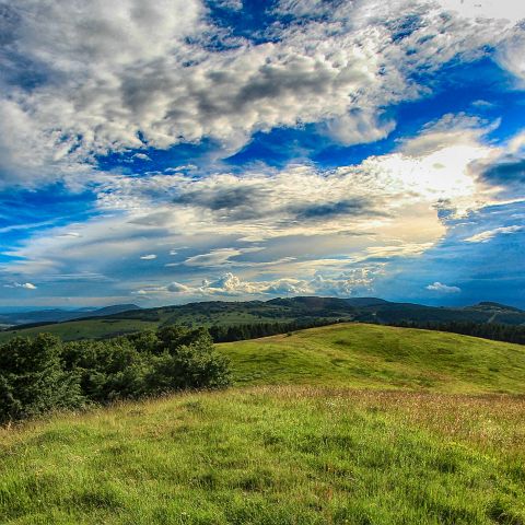 Panorama 2x1 002 Clouds at the Rhön