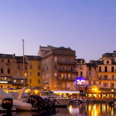 Panorama 2,66 x 1 002 alter Hafen von Bastia