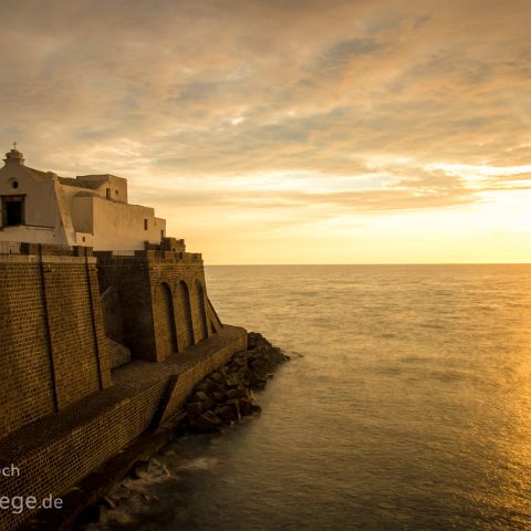 Sehnsuchtsorte in Europa 009 Sonnenuntergang, Santa Maria del Soccorso, Forio, Ischia, Kampanien, Italien, Italia, Italy