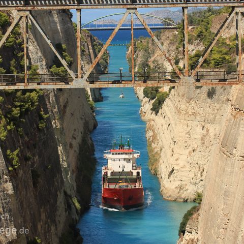 Argolis 001 Kanal von Korinth, Peloponnes, Griechenland / Greece