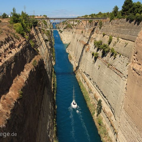 Argolis 002 Kanal von Korinth, Peloponnes, Griechenland / Greece
