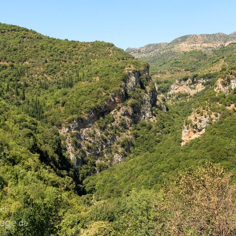 Arkadien 003 , Lousios Schlucht, Arkadien, Peloponnes, Griechenland / Greece