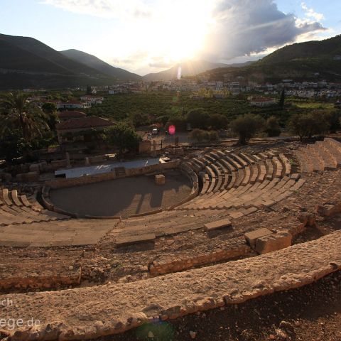 Attika 010 antikes Theater in Palea Epidauros, Attika, Peloponnes, Griechenland / Greece
