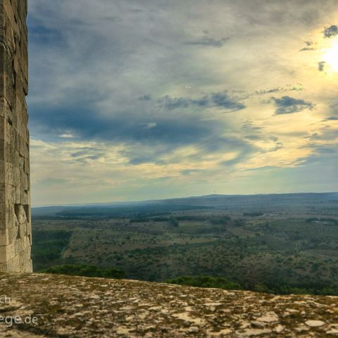 Region Bari 010 Castel del Monte, achteckige Burg von Kaiser Friedrich II Hohenstaufen, Andria, Apulien, Italien, Italia, Italy