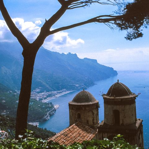 Amalfikueste 001 Panorama, Santa Chiara, Ravello, Amalfikueste, Kampanien, Campania, Italien, Italia, Italy