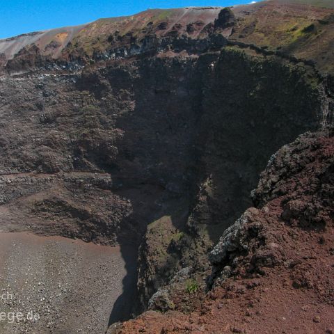 Neapel 005 Krater, Vesuvio, Vesuv,, Kampanien, Campania, Italien, Italia, Italy