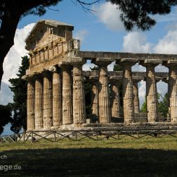 Cilento - Kampanien - Bilder - Sehenswürdigkeiten - Fotos - Pictures Faszinierende Reisebilder aus dem Cilento: Der Griechische Tempel in Paestum (Weltkulturerbe) und der Nationalpark...