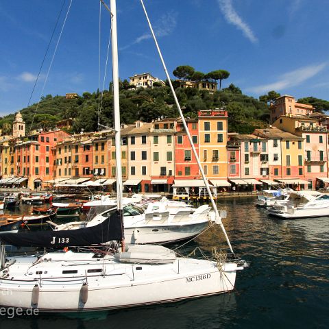 Portofino 001 Hafen, Portofino, Ligurien, Liguria, Italien, Italia, Italy