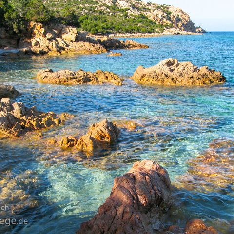 Olbia Tempio und La Maddalena 005 Traumbucht an der Costa Smeralda, Olbia Tempio, Sardinien, Sardegna, Italien, Italia, Italy