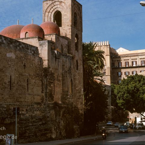 Sizilien 002 San Giovanni degli Eremeti, Palermo, Sizilien, Sicily, Sicilia, Italien, Italia, Italy