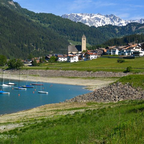 Vinschgau 002 Via Claudia Augusta - Reschensee