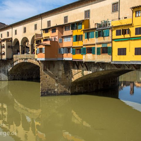 Florenz Pistoia 002 Arnobrücke Ponte Vecchio, Florenz