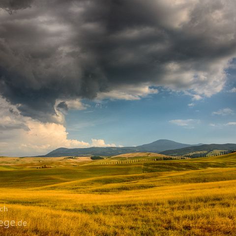 Val d Orcia 002 soweit das Auge reicht, Val d´Orcia