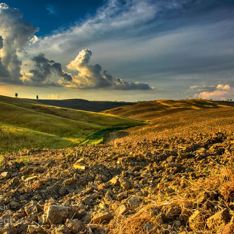 Val d Orcia 008 Panoramablick, Val d´Orcia