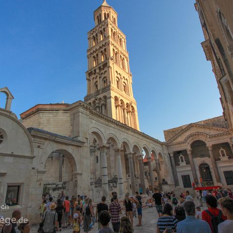 Diokletianspalast, Kathedrale Sveti Duje, Split, Hrvatska, Kroatien, Croatia Diokletianspalast, Kathedrale Sveti Duje, Split, Hrvatska, Kroatien, Croatia