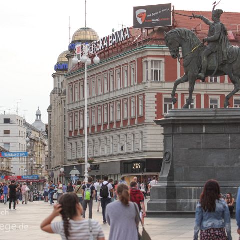 Ban-Jelacic-Platz, Donji Grad (Unterstadt), Zagreb, Hrvatska, Kroatien, Croatia Ban-Jelacic-Platz, Donji Grad (Unterstadt), Zagreb, Hrvatska, Kroatien, Croatia