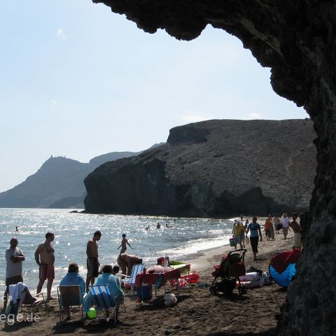 Cabo de Gata 006 Playa Monsul, Cabo de Gata NP, Andalusien, Andalusia, Andalucia, Spanien, Espana, Spain