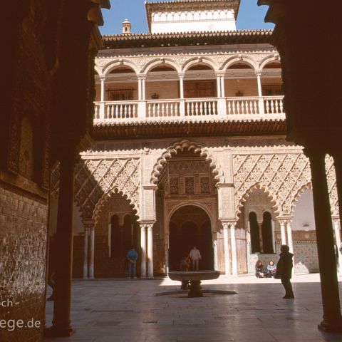 Sevilla 004 Koeniglicher Alcazar, Sevilla, Andalusien, Andalusia, Andalucia, Spanien, Espana, Spain