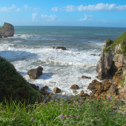 Asturien 003 Asurische Kueste, Llanes, Asturien, Spanien, Espana, Spain