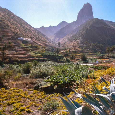 La Gomera 003 Vallehermoso, La Gomera, Kanaren, Canary Island, Islas Canaria, Spanien, Espana, Spain