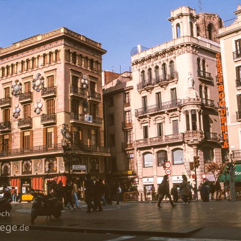 Barcelona 002 Rambla, Barcelona, Katalonien, Spanien, Espana, Spain