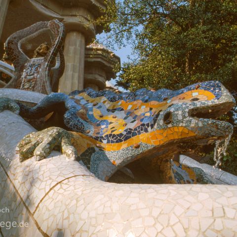 Barcelona 010 Parque Guell, Antonio Gaudi, Barcelona, Katalonien, Spanien, Espana, Spain