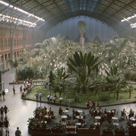 Madrid 007 Atocha Bahnhof, Madrid, Spanien, Espana, Spain