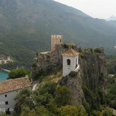 Valencia 005 Burg, Guadalest, Valencia, Spanien, Espana, Spain