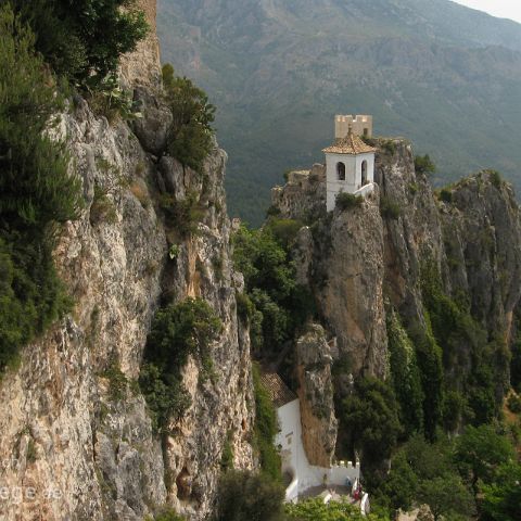 Valencia 006 Burg, Guadalest, Valencia, Spanien, Espana, Spain