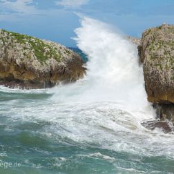 Asturien - Bilder - Sehenswürdigkeiten - Fotos - Pictures - Stockfotos Faszinierende Reisebilder aus der Provinz Asturien: Bufones bei Llanes, Oriente de Asturias. Viel Vergnügen beim...