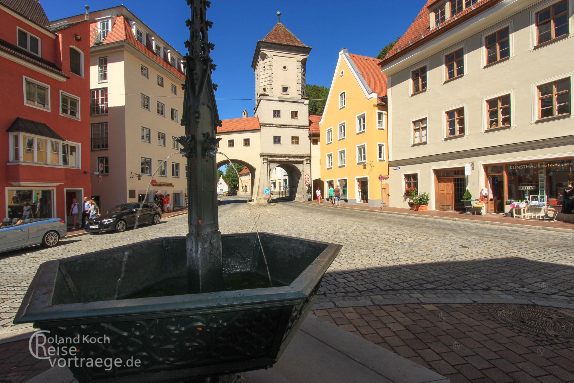 mit Kindern per Rad über die Alpen, Via Claudia Augusta, Altstadt von Landsberg am Lech