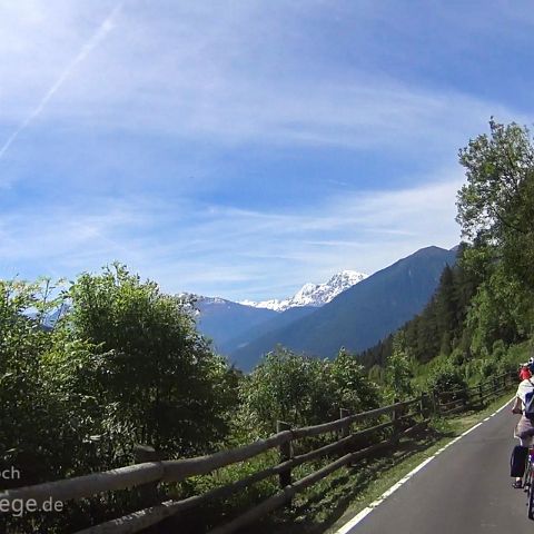 Via Claudia Augusta IT 005 Via Claudia Augusta - in Italien ist der Radweg fast komplett asphaltiert